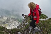 Da Cacciamali di Ardesio anello del Monte Secco, salito per creste, disceso da oltre Cima Vaccaro ( il 28 maggio 2015) - FOTOGALLERY